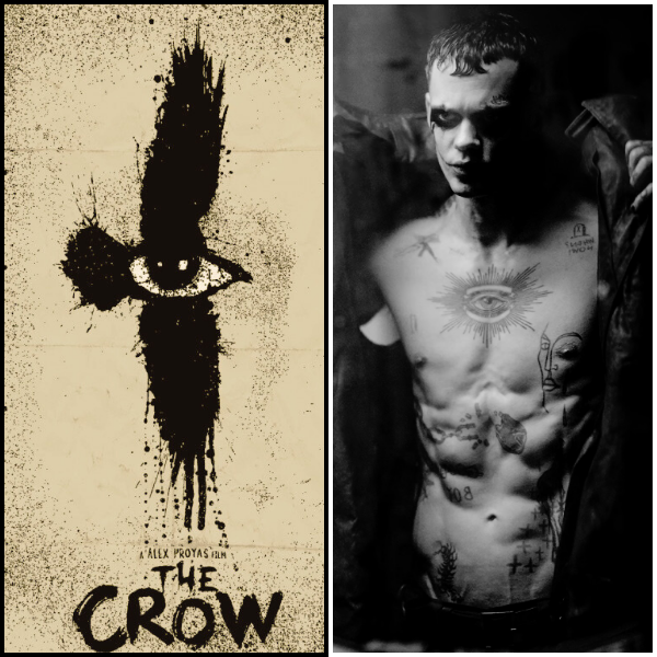 Image for The Crow Remake featuring Bill Skarsgård as Eric Draven and FKA Twigs